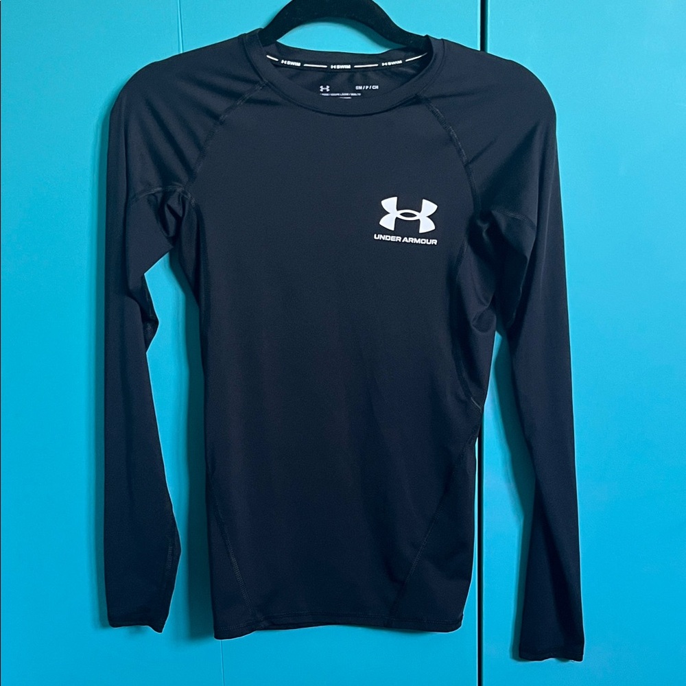Under Armour Black Performance Long Sleeve (Swim shirt/ Gym Shirt)